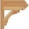Ekena Millwork Merced Rough Sawn Arts and Crafts Outlooker, Western Red Cedar, 8"W x 18"D x 18"H OUT08X18X18MRC03RWR - alternate 3